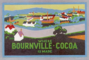 1921 Collection: Bournville Cocoa Poster