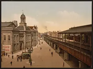 Rotterdam Prints: The Bourse and Bourse Station, Rotterdam, Holland