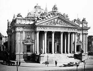 Brussels Collection: The Bourse, Brussels, Victorian period