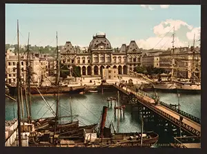 Bourse and docks, Havre, France