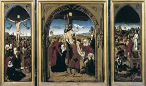 Flemings Prints: Bouts, Dirck. Tryptich of the Passion. 16th c