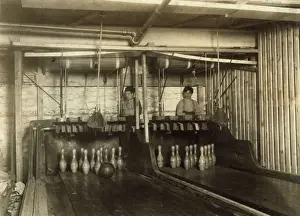 Bowling Prints: Bowling Alleys, connected with Geo. P. Grays, Bastable Caf