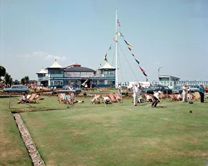 Bowling Prints: Bowling Green and Summer Theatre, Ryde, Isle of Wight