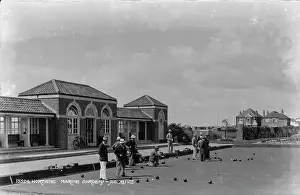 Worthing Prints: Bowling at Marine Gardens