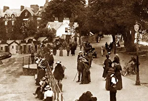 Windermere Prints: Bowness Promendade Lake Windermere early 1900s