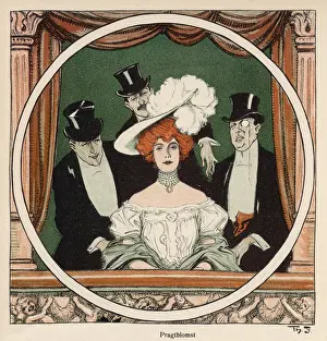 Males Prints: FOUR IN A BOX