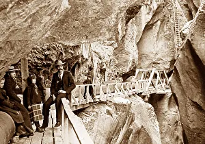 Colorado Prints: Box Canyon Colorado USA early 1900s