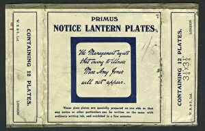 Surface Gallery: Box, Primus notice lantern plates
