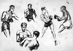 Sparring Prints: Boxers by David Wright