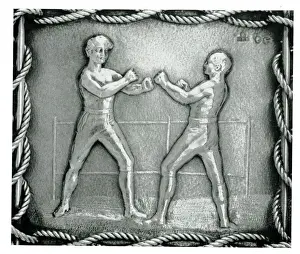 Sections Prints: Boxing - American Championship Belt (detail)