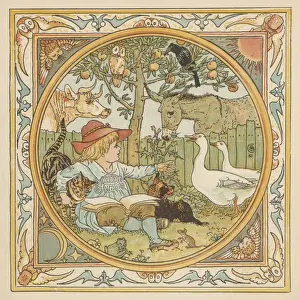 Boy with Aesop Animals