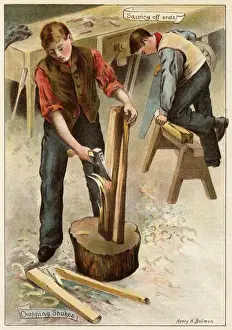 Wheelwright Prints: BOY APPRENTICES, 2 OF 3