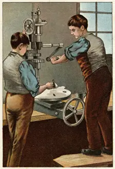 Wheelwright Prints: BOY APPRENTICES, 3 OF 3