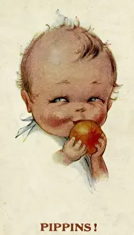 Boy Eats Apple