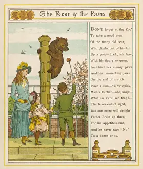 Buns Prints: Boy Feeding a Bear