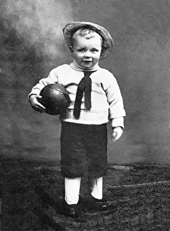 Boy with football