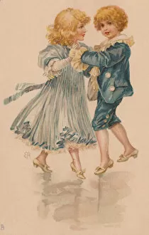 Images Dated 4th November 2019: Boy and girl dancing