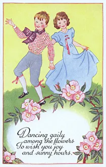 Interpretation Prints: Boy & Girl Dancing