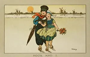 Lovingly Prints: A boy and a girl holding hands by Florence Hardy