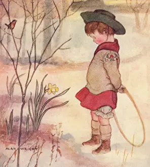 Studying Prints: Boy with a hoop