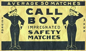 Foreign Collection: Call Boy Impregnated Safety Matches