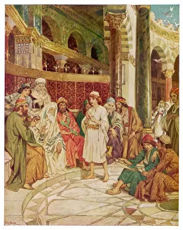 Boy Jesus with Scholars