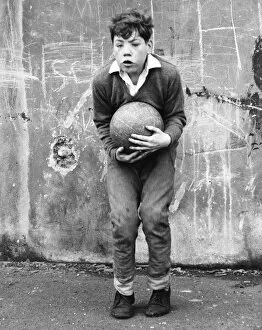 Boy keeping goal in Balham, SW London