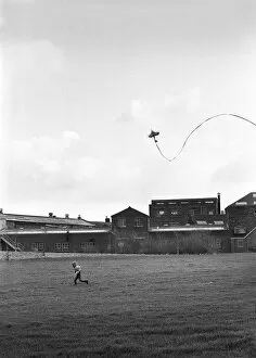 Kite Gallery: Boy with kite, Stoke