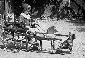 Boy playing Victorian period
