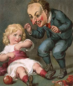 Images Dated 9th April 2018: BOY PLAYS IN MASK C1870