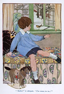 Images Dated 29th June 2017: Boy and Robin 1920S
