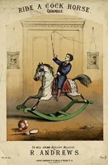 Splendid Prints: Boy on Rocking Horse