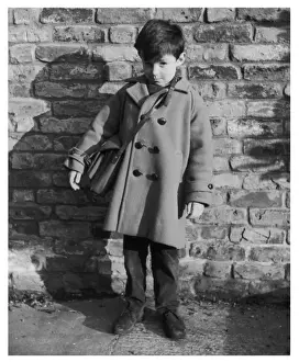 Boy with Satchel / Photo