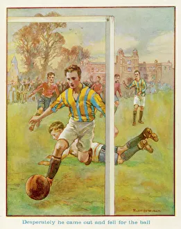Boy Scores a Goal
