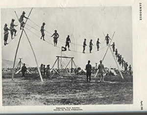 Acrobatics Gallery: Boy Scout activities in Afghanistan