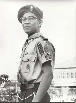 Beret Prints: Boy scout from British Guyana, South America