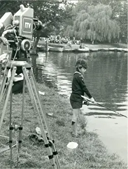 Boy Scout fishing, Longridge Centre