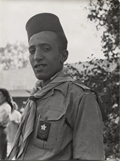 Boy scout portrait, Egypt