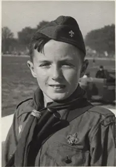 Czechoslovak Prints: Boy scout at World Jamboree, Czechoslovakia