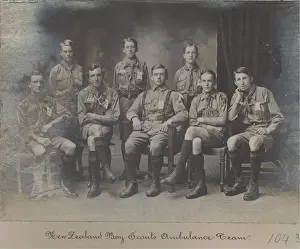 Boy scouts ambulance team, New Zealand