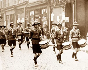 Boy Scouts band in Liverpool