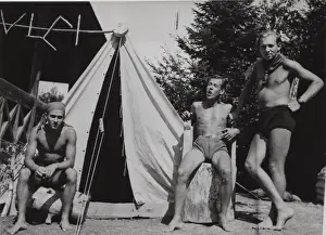 Informal Prints: Boy scouts in camp, Czechoslovakia