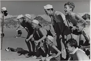 Boy scouts in camp, Denmark