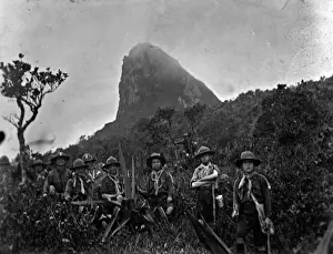 Thumb Prints: Boy scouts climbing Le Pouce, Mauritius