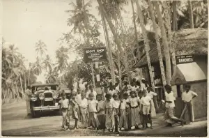 Climate Prints: Boy scouts in Danowita, Western Ceylon (Sri Lanka)