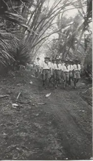 Hike Prints: Boy scouts on a hike, Bel Air, Mauritius