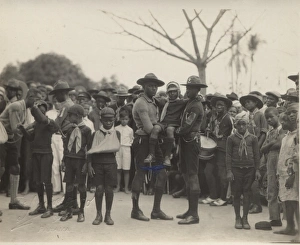 Boy scouts at De Lesseps Park, Panama City, Panama