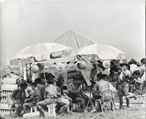 Coca Prints: Boy scouts at national jamboree, Okayama, Japan