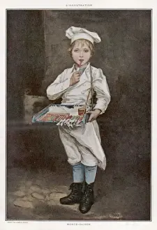 Barley Prints: Boy Selling Barley Sugar