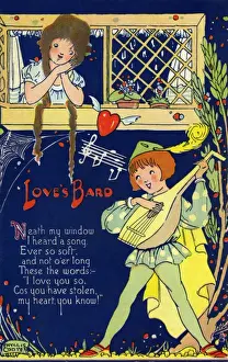 Bard Prints: Boy seranades girl